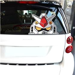Gundam anime car sticker