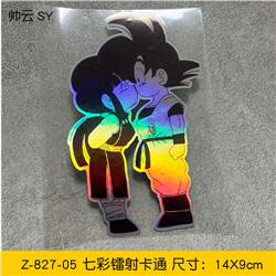 Dragon Ball anime car sticker