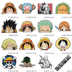 One piece anime car sticker