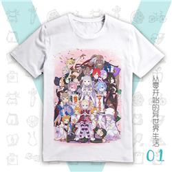 Re Zero Kara Hajimeru Isekai Seikatsu anime T-shirt