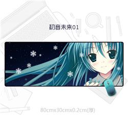 Hatsune Miku anime mouse pad 80*30cm