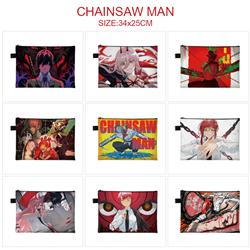 chainsaw man anime A4 document bag