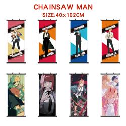 chainsaw man anime wallscroll 40*102cm