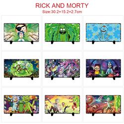 Rick and Morty anime painting