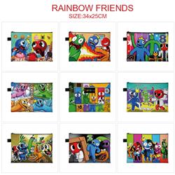 rainbow friends anime A4 document bag