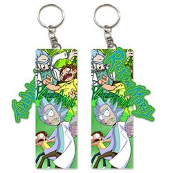 Rick and Morty anime keychain