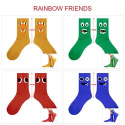 rainbow friends anime socks 5 pcs a set