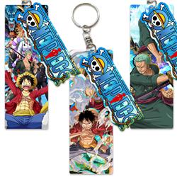 One piece anime keychain