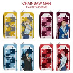 chainsaw man anime wallet 19*9.5*2.5cm