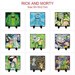 Rick and Morty anime painting