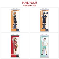 Haikyuu anime wallscroll 25*70cm price for 5 pcs