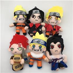 Naruto anime Plush toy 18cm 7pcs a set