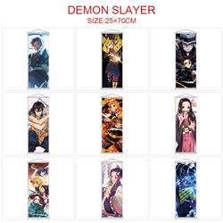 demon slayer kimets anime wallscroll 25*70cm price for 5 pcs