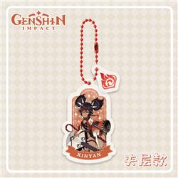 Genshin Impact anime keychain