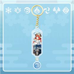 Genshin Impact anime keychain