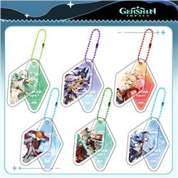 Genshin Impact anime keychain