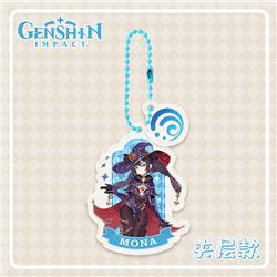 Genshin Impact anime keychain