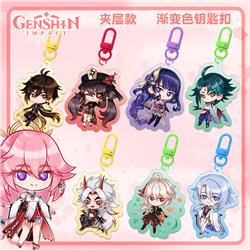 Genshin Impact anime keychain