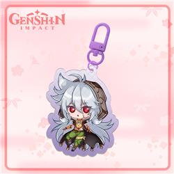 Genshin Impact anime keychain