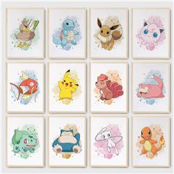 Pokemon anime painting 30x40cm(12x16inches)