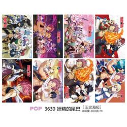 Fairy Tail anime poster price for a set of 8 pcs