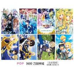 sword art online anime poster price for a set of 8 pcs