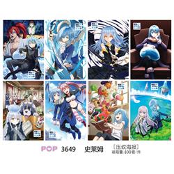 That Time I Got Reincarnated as a Slime anime poster price for a set of 8 pcs