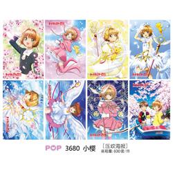 Card Captor Sakura anime poster price for a set of 8 pcs