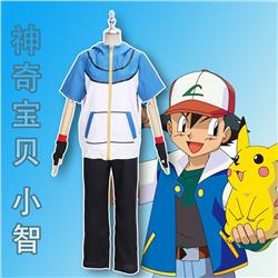 Pokemon anime cosplay  (Top, pants, gloves, hat, fairy ball)