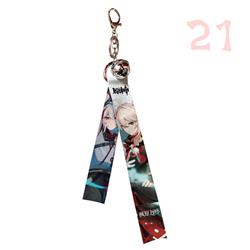 Genshin Impact anime keychain