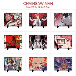 chainsaw man anime painting