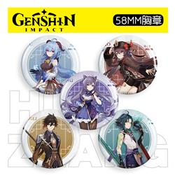 Genshin Impact anime badge 58mm