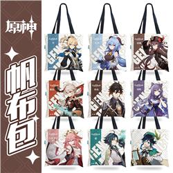 Genshin Impact anime bag 32*30cm