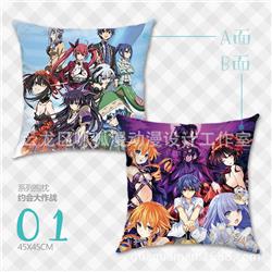 Date A Live anime pillow cushion 45*45cm