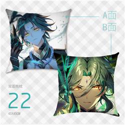 Genshin Impact anime pillow cushion 45*45cm