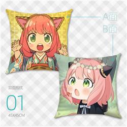 SPY×FAMILY anime pillow cushion 45*45cm
