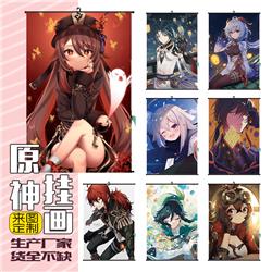 Genshin Impact anime wallscroll 60*90cm &40*60cm