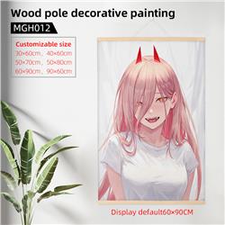 chainsaw man anime Wooden frame painting 60*90cm