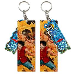 One piece anime keychain