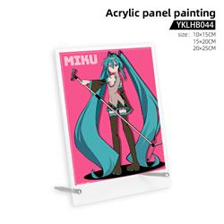 Hatsune Miku anime acrylic panel painting 20*25cm