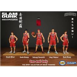 Slam dunk anime figure 18cm 5 pcs a set