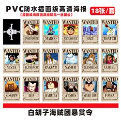 One piece anime wall poster price for a set of 18 pcs