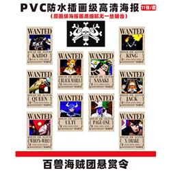 One piece anime wall poster price for a set of 11pcs