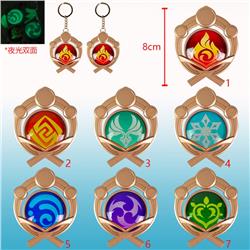 Genshin Impact anime keychain