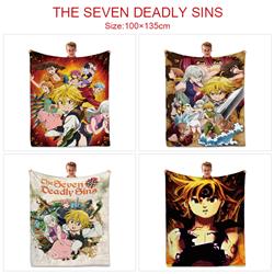 seven deadly sins anime blanket 100*135cm