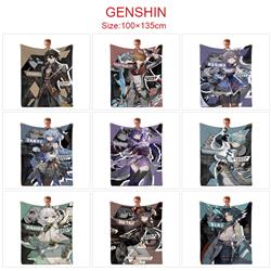 Genshin Impact anime blanket 100*135cm
