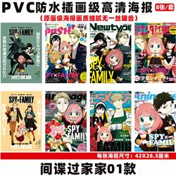 SPY×FAMILY anime wall poster price for a set of 8 pcs