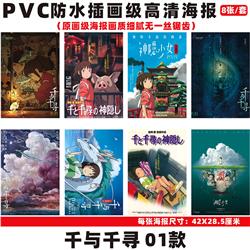spirited away anime wall poster price for a set of 8 pcs