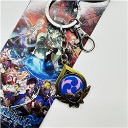 Genshin Impact anime keychain