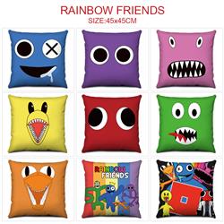 rainbow friends anime cushion 45*45cm